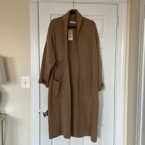 Mango oversized knitted coat size L - NEW WITH TAGS
